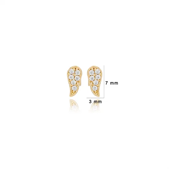 Tiny Angel Wings 925 Sterling Silver Earrings Tiny Angel Wings 925 Sterling Silver Earrings