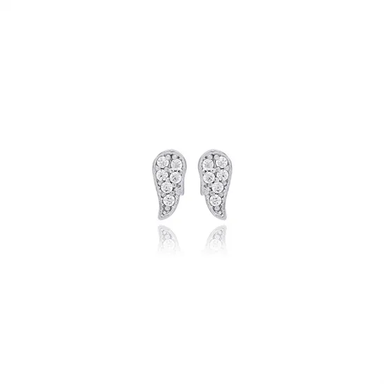 Tiny Angel Wings 925 Sterling Silver Earrings Tiny Angel Wings 925 Sterling Silver Earrings