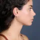 Dainty Three Long 925 Sterling Silver Earrings Dainty Three Long 925 Sterling Silver Earrings