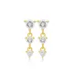 Dainty Three Long 925 Sterling Silver Earrings Dainty Three Long 925 Sterling Silver Earrings