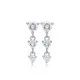 Dainty Three Long 925 Sterling Silver Earrings Dainty Three Long 925 Sterling Silver Earrings