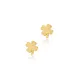 Four Leaf Clover Tiny 925 Sterling Silver Earrings Four Leaf Clover Tiny 925 Sterling Silver Earrings