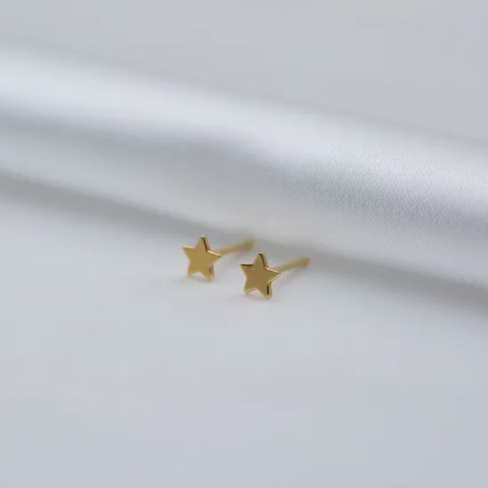Star Tiny 925 Silver Stud Earrings Star Tiny 925 Silver Stud Earrings