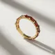 Garnet Baguette 925 Sterling Silver Ring Garnet Baguette 925 Sterling Silver Ring