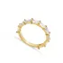 White Baguette Ring Turkish 925 Silver