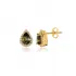Pear Peridot CZ 925 Sterling Silver Earrings