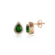 Pear Emerald CZ 925 Sterling Silver Earrings Pear Emerald CZ 925 Sterling Silver Earrings