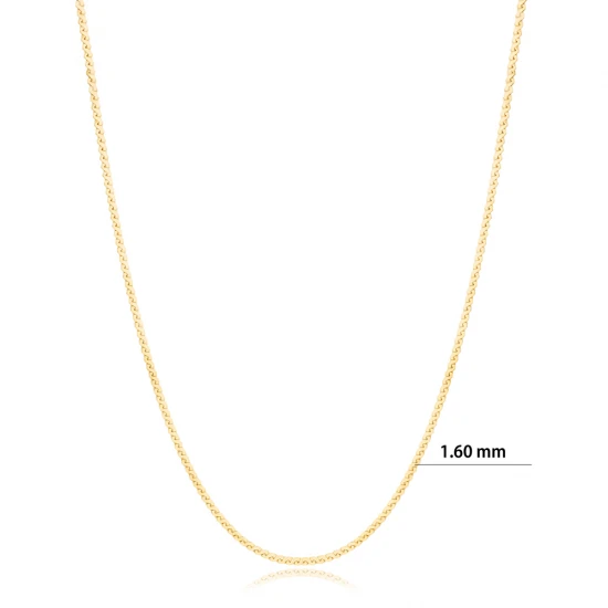 Thin Serpentine Chain 1.6mm Sterling Silver Necklace Thin Serpentine Chain 1.6mm Sterling Silver Necklace