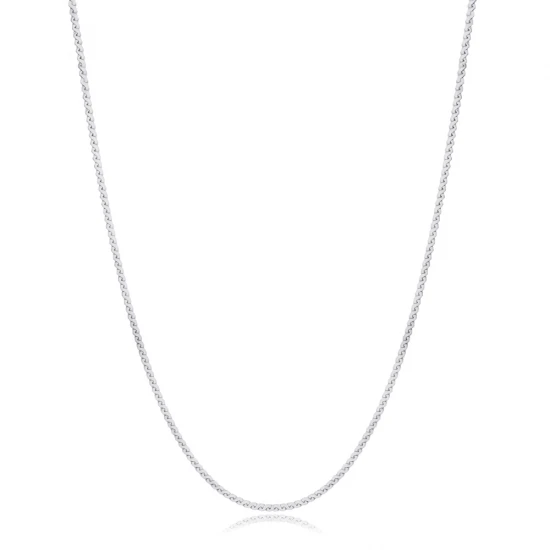 Thin Serpentine Chain 1.6mm Sterling Silver Necklace Thin Serpentine Chain 1.6mm Sterling Silver Necklace