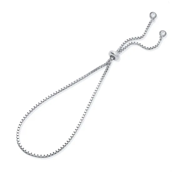 Adjustable Design Turkish Handmade Silver Bracelet - Sade 925 Silver Jewelry