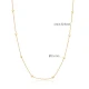 Plain Ball Chain 45 5 Cm 925 Sterling Silver Necklace | 925 Sterling Silver Wholesale | Sade Silver Plain Ball Chain 45 5 Cm 925 Sterling Silver Necklace - Sade 925 Silver Jewelry