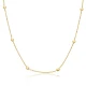 Plain Ball Chain 45 5 Cm 925 Sterling Silver Necklace | 925 Sterling Silver Wholesale | Sade Silver Plain Ball Chain 45 5 Cm 925 Sterling Silver Necklace - Sade 925 Silver Jewelry