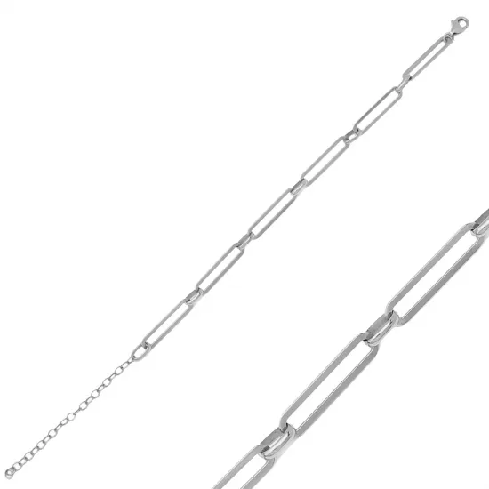 Made in Turkey Chain 925 Sterling Silver Bracelet