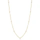 Beaded Enamel Chain 925 Sterling Silver Necklace - Sade 925 Silver Jewelry