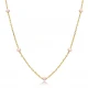 Beaded Enamel Chain 925 Sterling Silver Necklace - Sade 925 Silver Jewelry