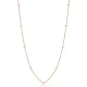 Beaded Enamel Chain 925 Sterling Silver Necklace - Sade 925 Silver Jewelry