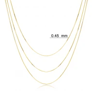 Triple Layered Snake Chain Woman Chain Silver Pendant