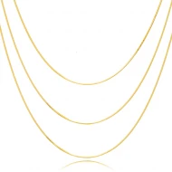 Layered Italian Chain Popular Sterling Silver Pendant