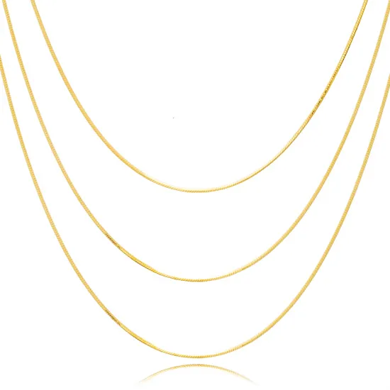 Layered Italian Chain Popular Sterling Silver Pendant - Sade 925 Silver Jewelry