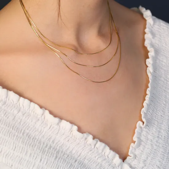 Layered Italian Chain Popular Sterling Silver Pendant - Sade 925 Silver Jewelry