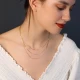 Layered Italian Chain Popular Sterling Silver Pendant - Sade 925 Silver Jewelry