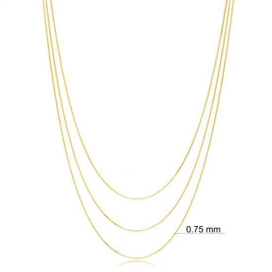 Layered Italian Chain Popular Sterling Silver Pendant - Sade 925 Silver Jewelry