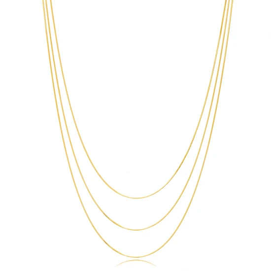 Layered Italian Chain Popular Sterling Silver Pendant - Sade 925 Silver Jewelry