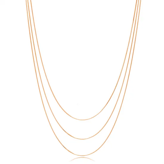 Layered Italian Chain Popular Sterling Silver Pendant - Sade 925 Silver Jewelry