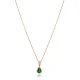 Pear Emerald 925 Sterling Silver Necklace Pear Emerald 925 Sterling Silver Necklace