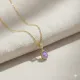 Pear Amethyst 925 Sterling Silver Necklace Pear Amethyst 925 Sterling Silver Necklace