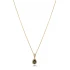 Pear Peridot 925 Sterling Silver Necklace