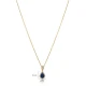 Pear Sapphire 925 Sterling Silver Necklace Pear Sapphire 925 Sterling Silver Necklace