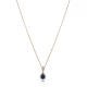 Pear Sapphire 925 Sterling Silver Necklace Pear Sapphire 925 Sterling Silver Necklace