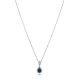 Pear Sapphire 925 Sterling Silver Necklace Pear Sapphire 925 Sterling Silver Necklace