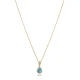 Pear Aquamarine 925 Sterling Silver Necklace Pear Aquamarine 925 Sterling Silver Necklace