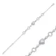 Heart Hollow CZ 925 Sterling Silver Bracelet Heart Hollow CZ 925 Sterling Silver Bracelet