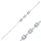 Triple Baguette CZ Stone 925 Charm Bracelet Triple Baguette CZ Stone 925 Charm Bracelet