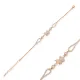 Butterfly CZ Stone 925 Silver Charm Bracelet