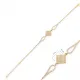 Turkish Lozenge CZ 925 Sterling Silver Bracelet Turkish Lozenge CZ 925 Sterling Silver Bracelet