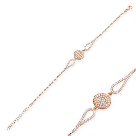 Turkish Round CZ 925 Sterling Silver Bracelet Turkish Round CZ 925 Sterling Silver Bracelet