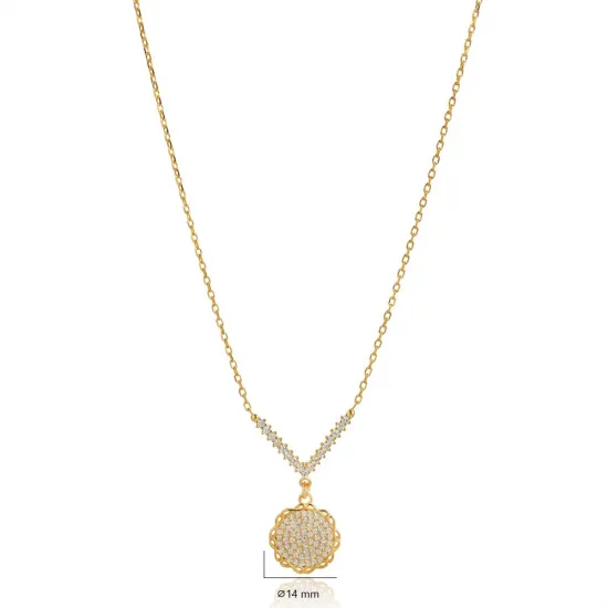 Infinity Round CZ 925 Sterling Silver Necklace Infinity Round CZ 925 Sterling Silver Necklace