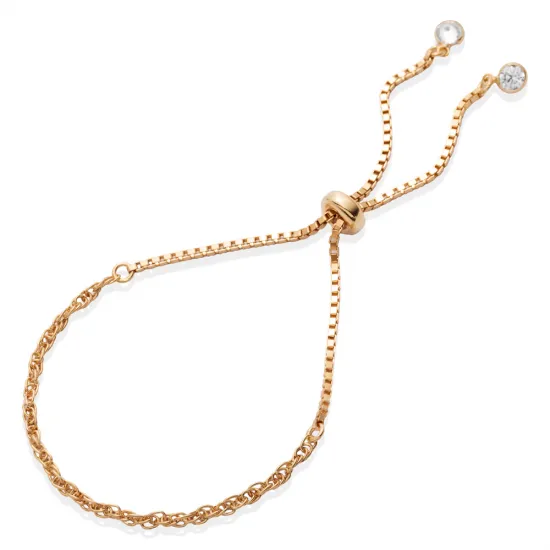 Freshwater Pearl 925 Cube Chain Bracelet