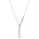 Turkish Round CZ Y 925 Sterling Silver Necklace | 925 Sterling Silver Wholesale | Sade Silver Turkish Round CZ Y 925 Sterling Silver Necklace - Sade 925 Silver Jewelry