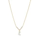 Minimal Cross CZ 925 Sterling Silver Necklace