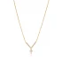 Minimal Cross CZ 925 Sterling Silver Necklace