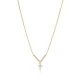 Minimal Cross CZ 925 Sterling Silver Necklace