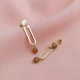 Plain Geometric Shape Citrine Sterling Silver Earrings Plain Geometric Shape Citrine Sterling Silver Earrings