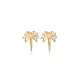 Plain Tiny Palm Tree 925 Stud Earrings Plain Tiny Palm Tree 925 Stud Earrings