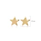 Plain Star Shape 925 Sterling Silver Earrings Plain Star Shape 925 Sterling Silver Earrings
