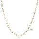 Paperclip Design 925 Silver Chain Necklace Paperclip Design 925 Silver Chain Necklace